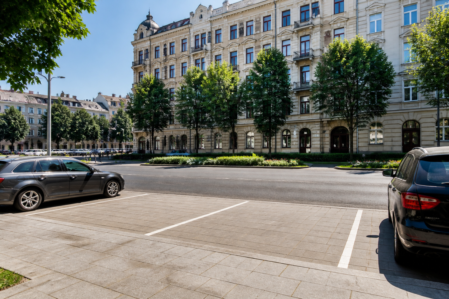 Miejsce parkingowe w centrum